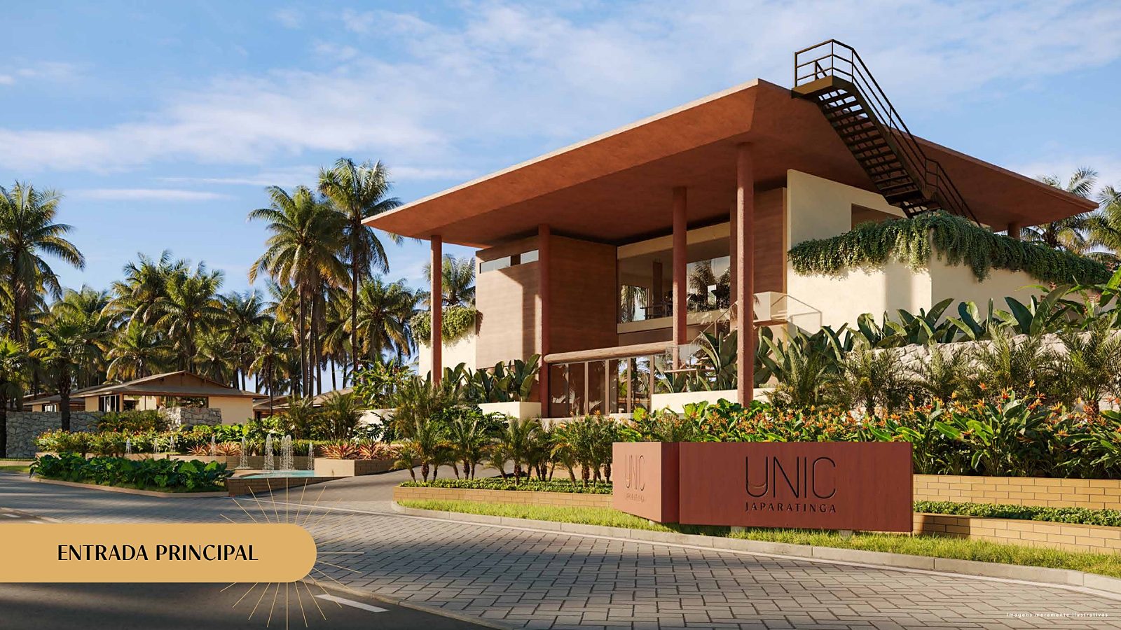 Entrada principal do UNIC Japaratinga